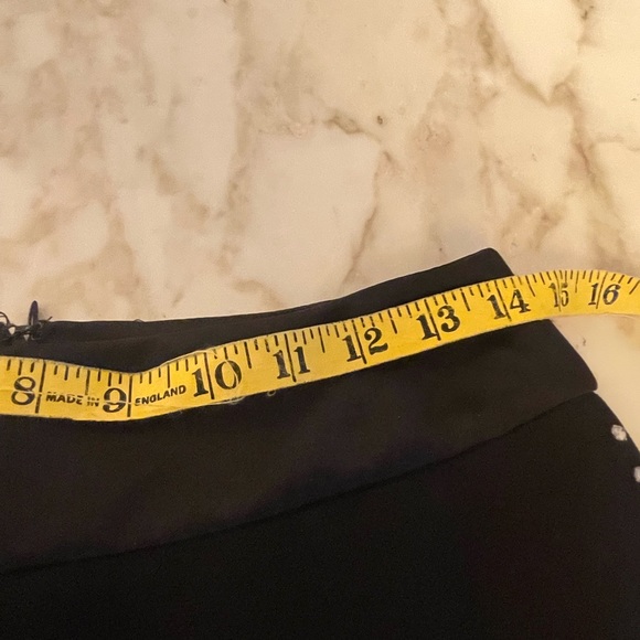 JS Collections Black Rhinestone Stud Formal Wide Leg Palazzo Gaucho Pants Sz 4 - Picture 11 of 15